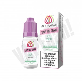 AQUA VAPE Nic Salt 50/50 - Ice Mint - 10ml